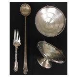 Frank Smith Wood Lilly Stirrer, Whiting Serving Fork 