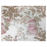 Detail of Camel Back Sofa Upholstery 