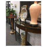 Old Colony Furniture Inlaid Demilune