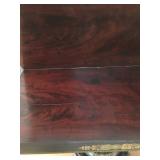 Inside of Antique Card Table