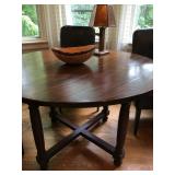 Cross Base Mahogany Card Table