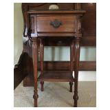 Vintage Bed Side Tables, Pair 