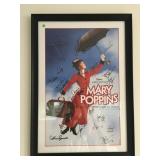 Mary Poppins Poster Signed by Broadway Cast 