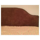 Upholstered Headboard with Nailhead Trim, Queen