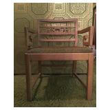 Detail of James Mont Style Dining Chair 