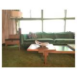 American of Martinsville End Table Set with Sliding Cocktail Table 