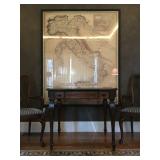 Oversized Italy Map, Hooker Furniture Game Table