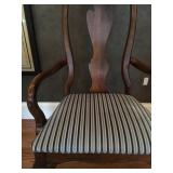 Fiddle Back Armchairs, Pair