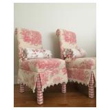 Toile Side Chairs