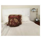 Velvet Upholstered Tufted Headboard