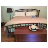 King Size Slat Bed, Cedar Chest