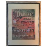 Northern Pacific Lithograph, original