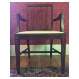 Custom Made Dining Set with Fruitwood Inlay