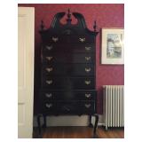 Chippendale High Chest with Drawers