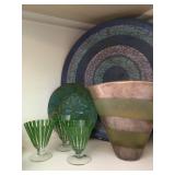 Art Glass Vase, Signed