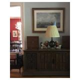 Mid Century Record Player Console