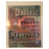 Original Northern Pacific Railroad Lithograph 