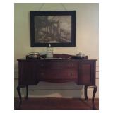 Mahogany Credenza 