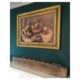 Print, Primitive Candle Holder 