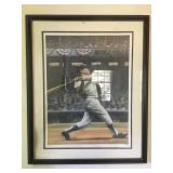Mickey Mantle Signed Limited Edition Print from J Lane