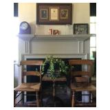 Antique Rush Seat Chairs