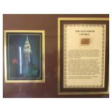 An Authenticated Piece of Wood from the historic Old North Church 