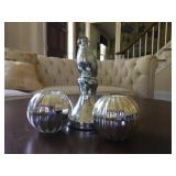 Mercury Glass Candle Holders 