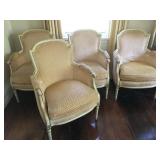 Set of Four Italian Armchairs 