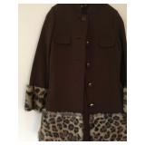 Vintage Fur Accented Suit