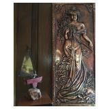 Copper Wall Hanging, Sailboat Sculpture