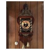 Vintage Atlas Clock by Nu Elck Syn Sin