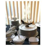 Mikasa Barclay, Service for TWELVE Plus Serving Pieces 