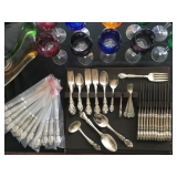 Sterling Flatware, 102 Piece Set, Includes EIGHT Piece Place Setting for 12 PLUS Six Serving Pieces,