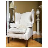 Wingback Chair, Pedestal