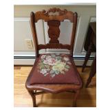 Needlepoint Chairs, Pair