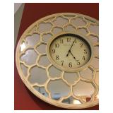 Mirrored Wall Clock 