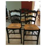Bar Stools, Set of Three