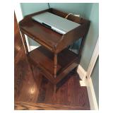 Two Tier Stand with Pull Out Tray