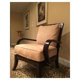 Exposed Arm Club Chair 