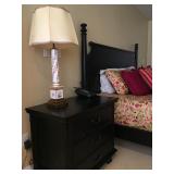 Three Drawer Bed Side Table