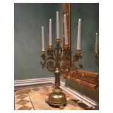 Paw Foot Candelabra, Pair