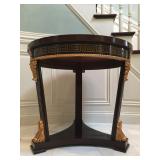 Round Table with Greek Key Detail 