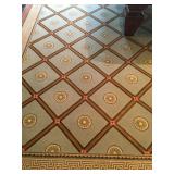 Hokanson Custom Rug with Giant Diamonds