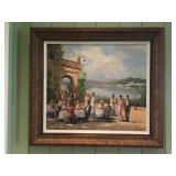 Christian Jereczek, b 1935 Germany, Oil on Canvas 