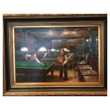 Game Room, Oil on Canvas
