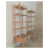Pair of Etagere Shelves from Lynn Holly for Lexington Funiture