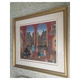 Thomas McKnight Venice Scene Serigraph