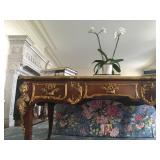 Figural Gilded Partners Desk 