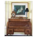 Roll Top Desk, Easy Glide Action Opens with the Pull of the Desk 