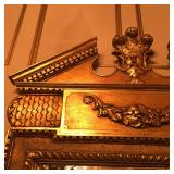 Gilt Mirror Centered with Male Bust 